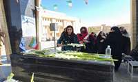 In Picture: As the Ten-Day Fajr kicks off in Iran, the international students along with staff and Iranian students paying floral tribute to fallen heroes at the immortal martyrs Monuments in Zahedan University of Medical Sciences, February 2025